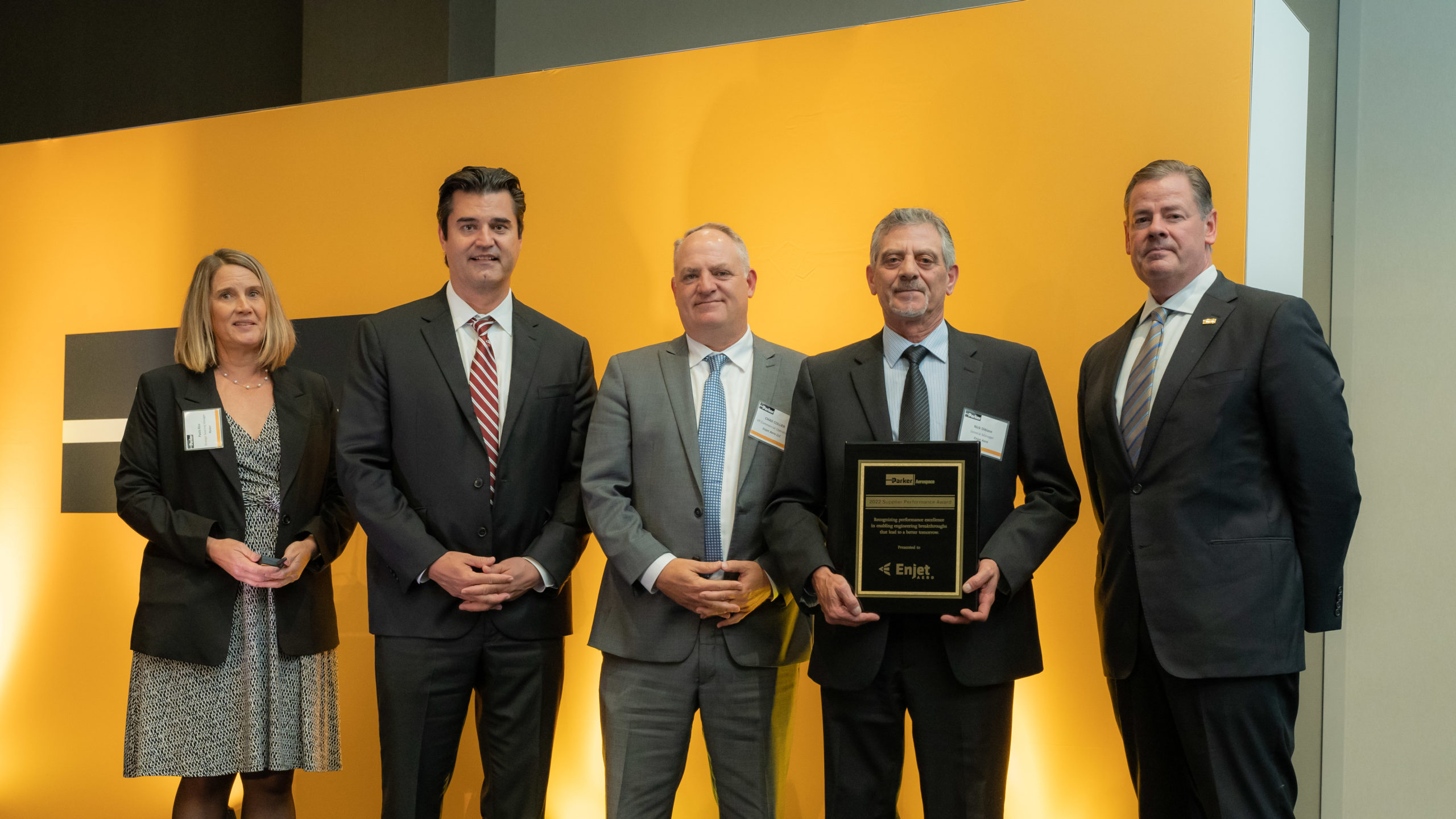Enjet Aero Recognized as Top Supplier from Parker Aerospace